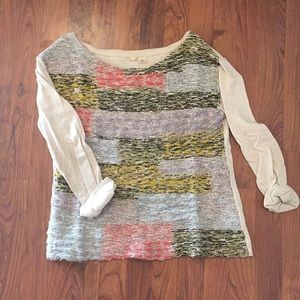 Multi Color Knit Sweater Size Small